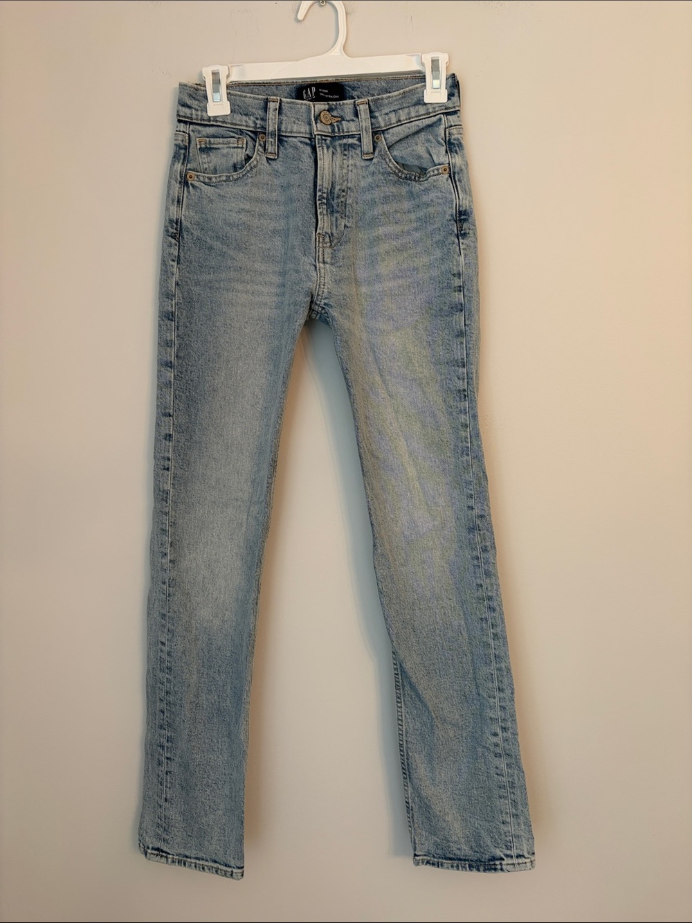 GAP Light Wash 90s Straight Leg Denim Jeans Size 25